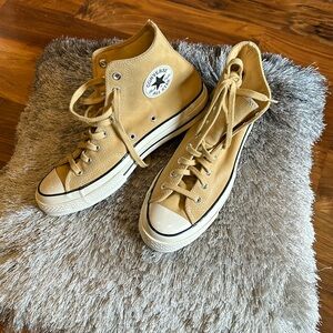 Brand New Converse All Star Suede (Wheat  Color) Hightops
